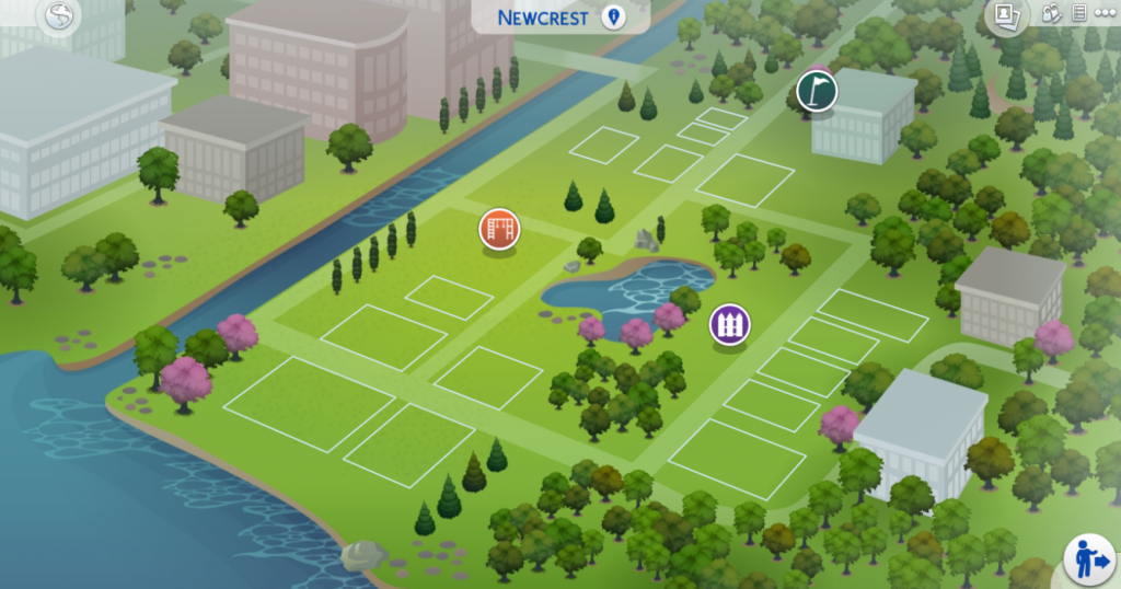 Sims 4 world Newcrest
