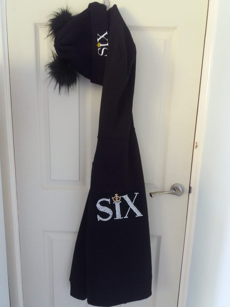Six the Musical Hoodie and hat